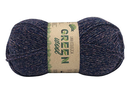 Il Filo di Arianna Greenwool lana 100g 16 nero melange
