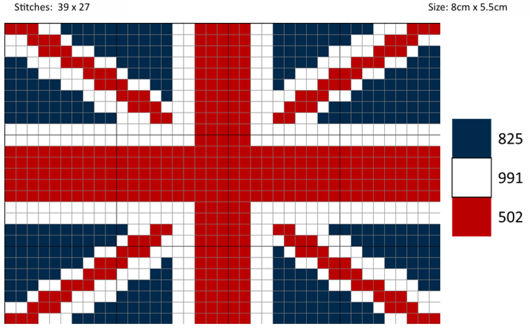 Appleton UK Flag kit arazzo da ricamare
