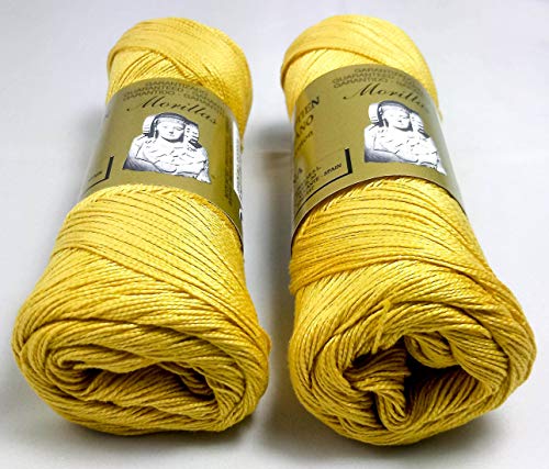 Morillas Zepelines Ne 8/2 filo cotone 2x75 g senape 34 mercerizzato