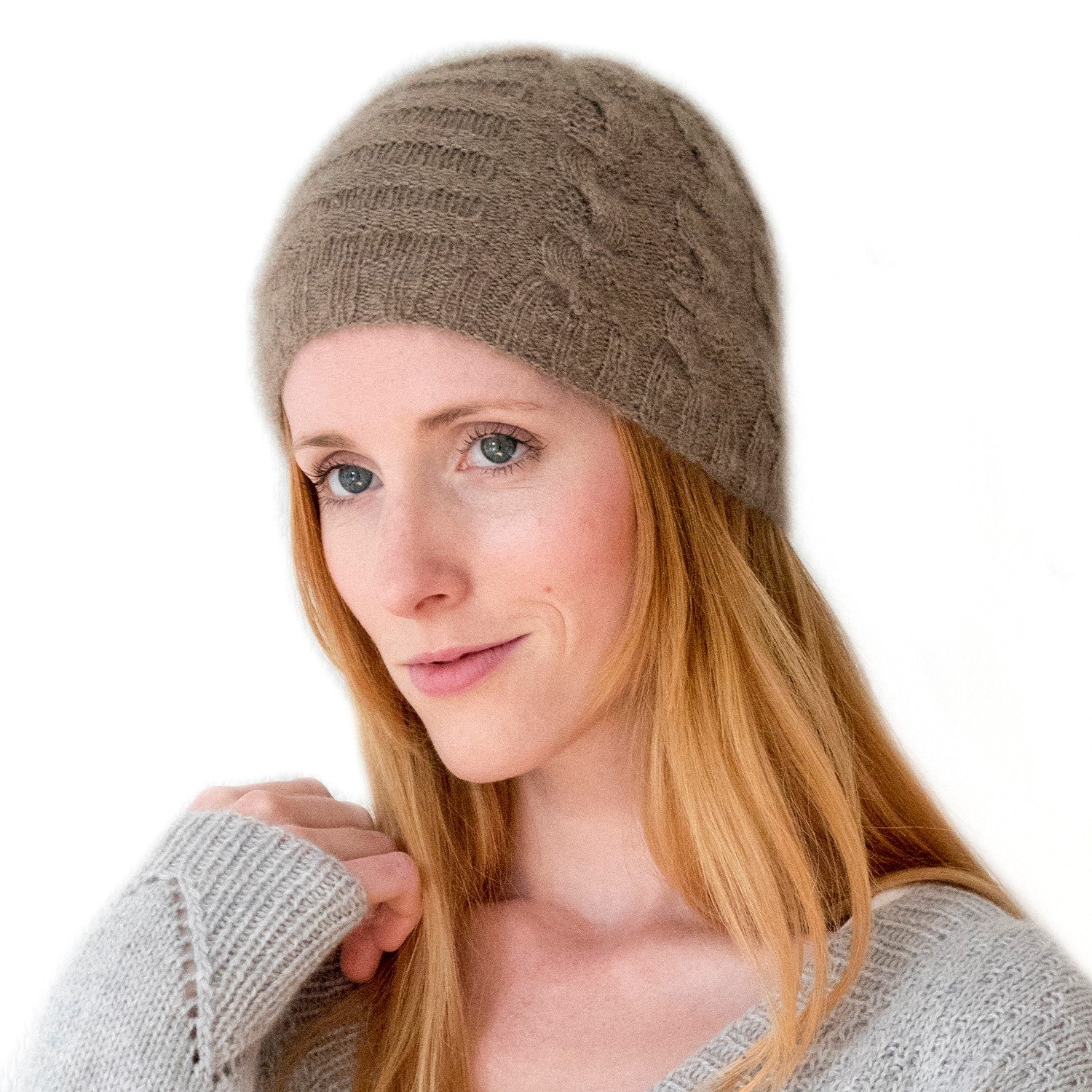 Pascuali Arktis Hat schema maglia cappello trecce qiviut