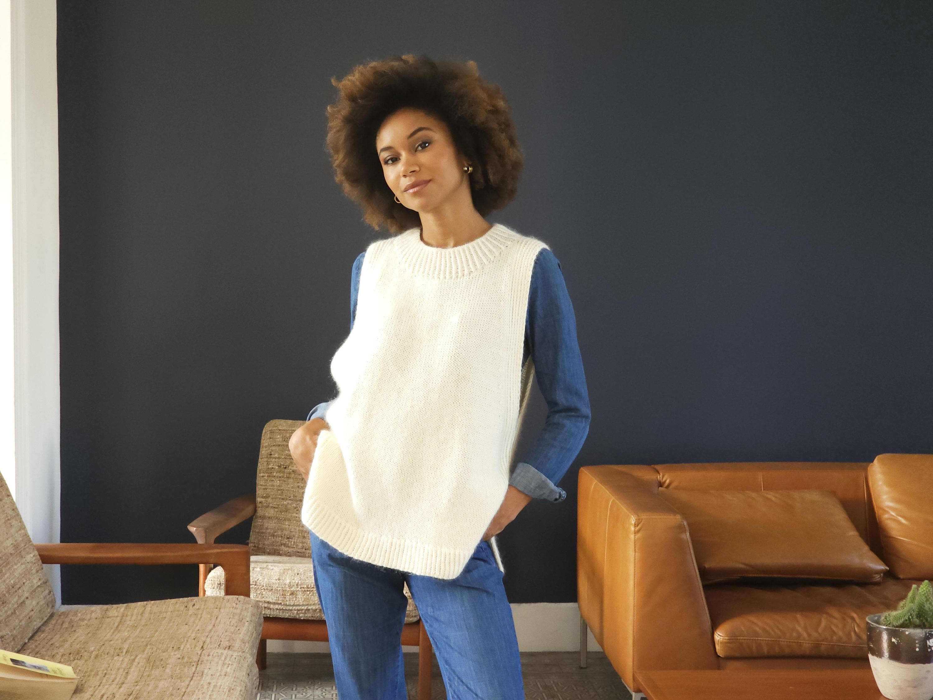 Annyblatt Circe kit maglia gilet merino mohair