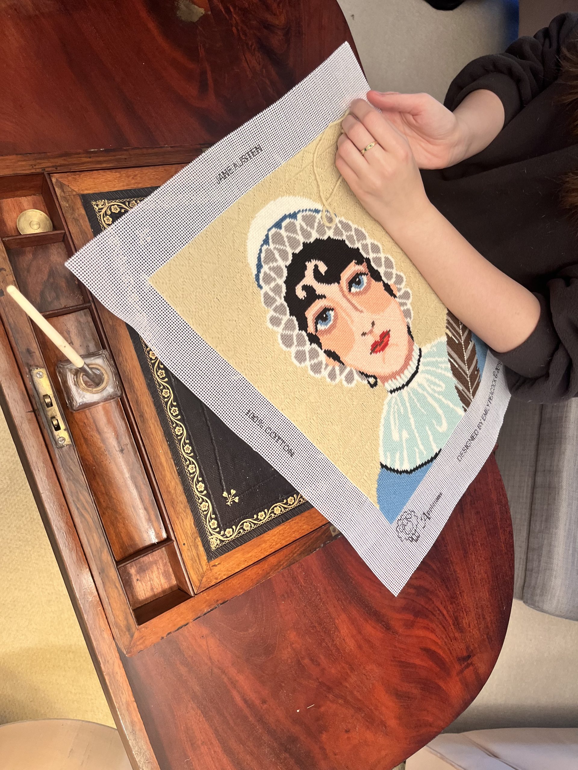 Appleton Bros. Jane Austen kit arazzo lana