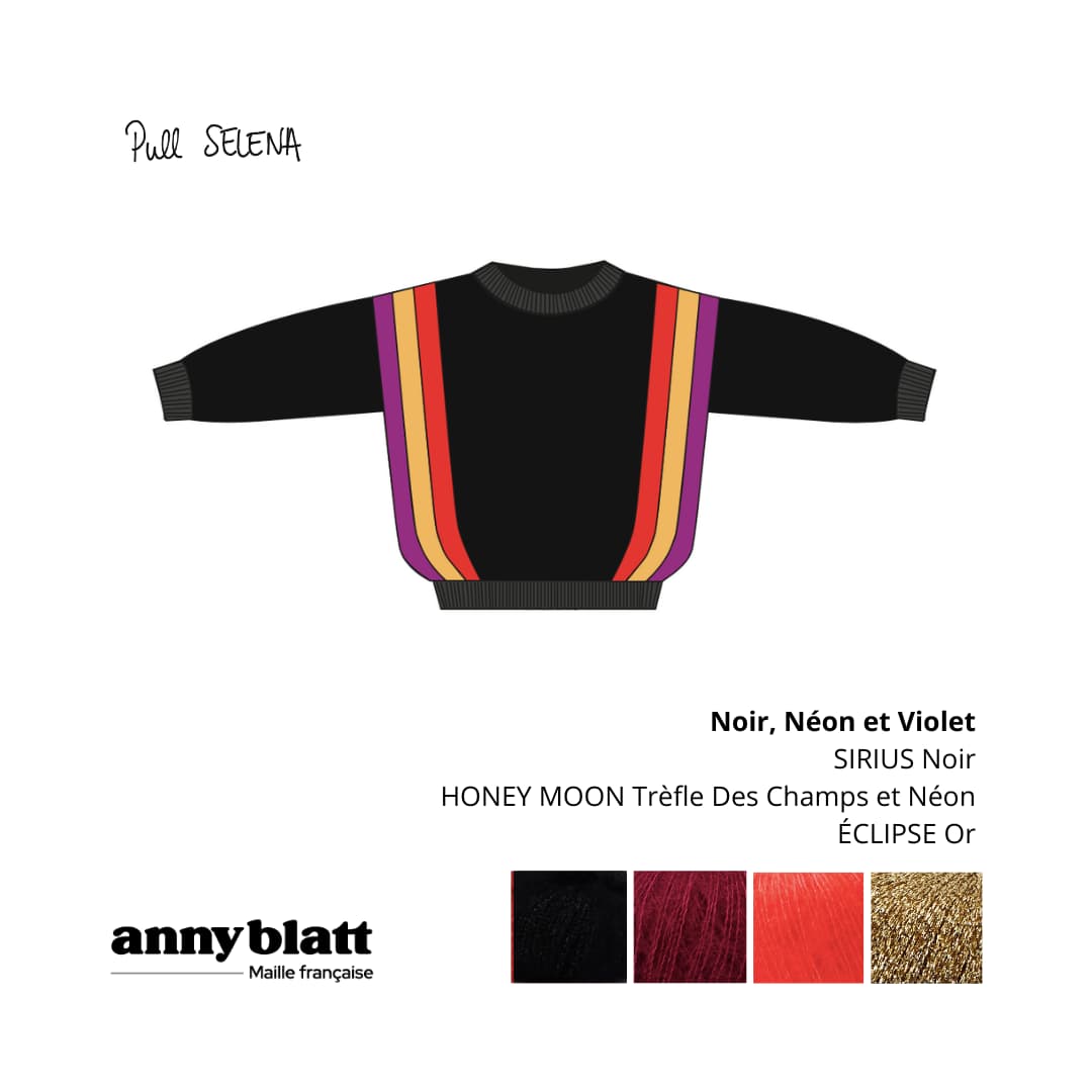 Anny Blatt Selena maglione kit maglia jacquard