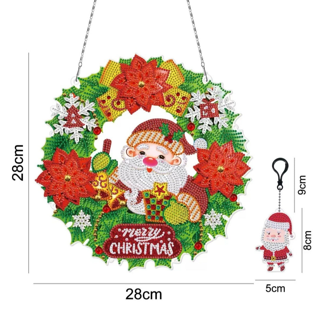 Il Filo di Arianna Diamond Painting plexiglass Natale ghirlande