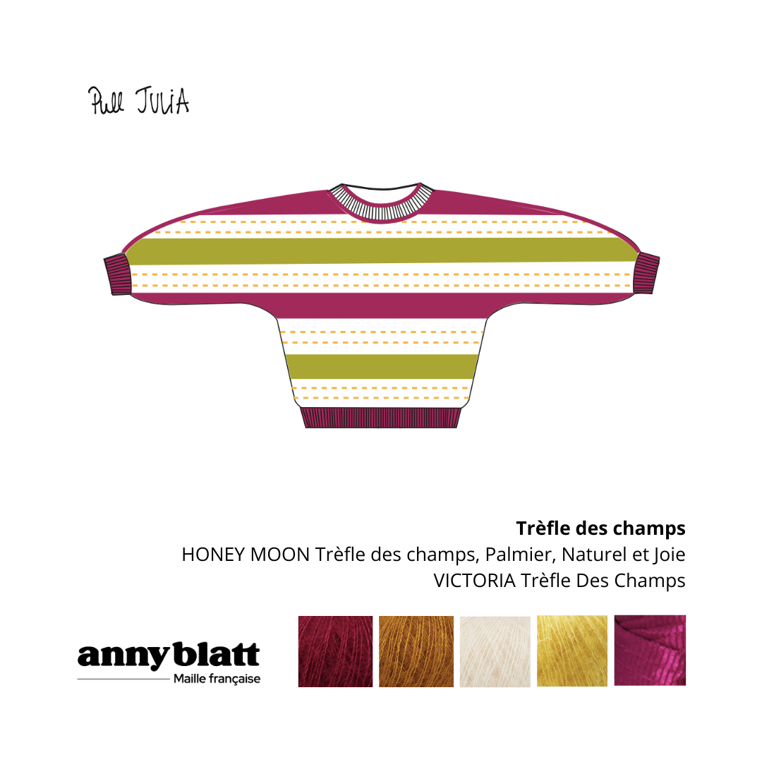 Anny Blatt Julia kit maglia mohair e seta