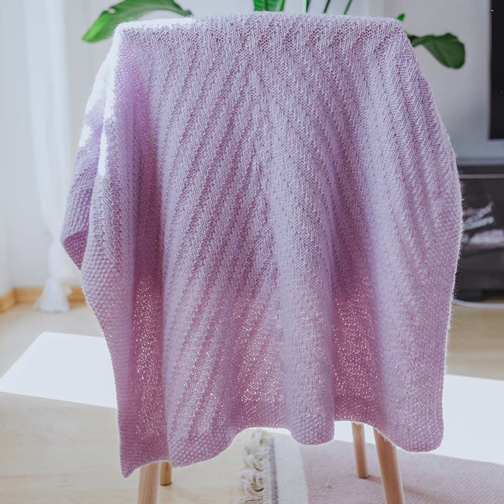 Pascuali Billy Blanket schema maglia coperta neonato 80x100