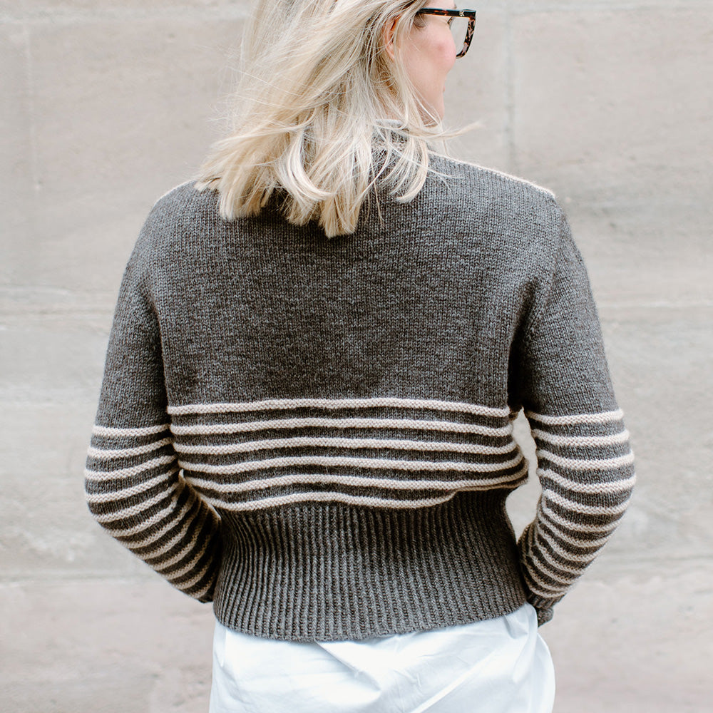 Pascuali Milano Sweater schema maglia maglione bicolore