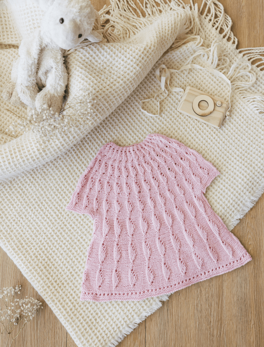 Rosarios4 419 Vestido Fada schema maglia abito bimba