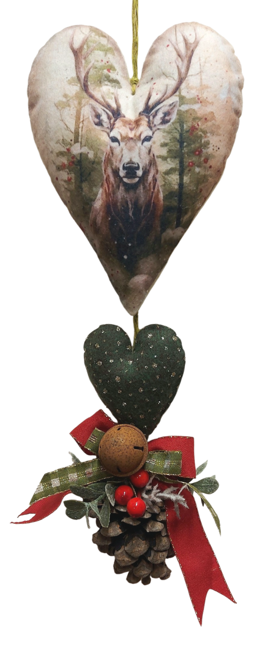 Il Filo di Arianna Pan 09 pannello cuore alce 25x45