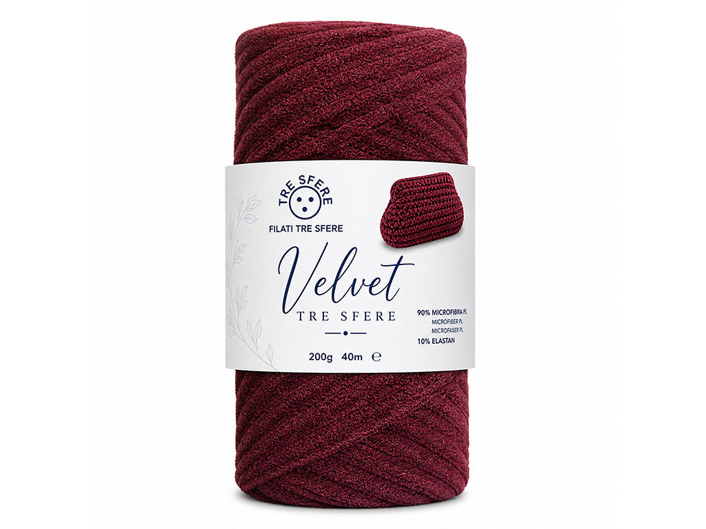 Il Filo di Arianna Velvet fettuccia ciniglia Bianco 01 200 g