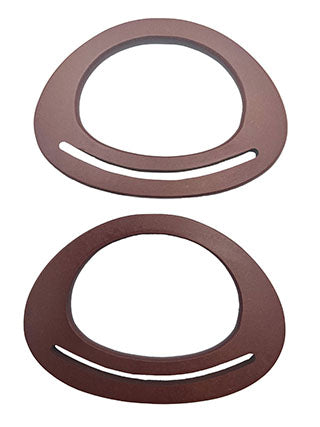 Il Filo di Arianna 954.201.01 manici legno borse marrone 10x17