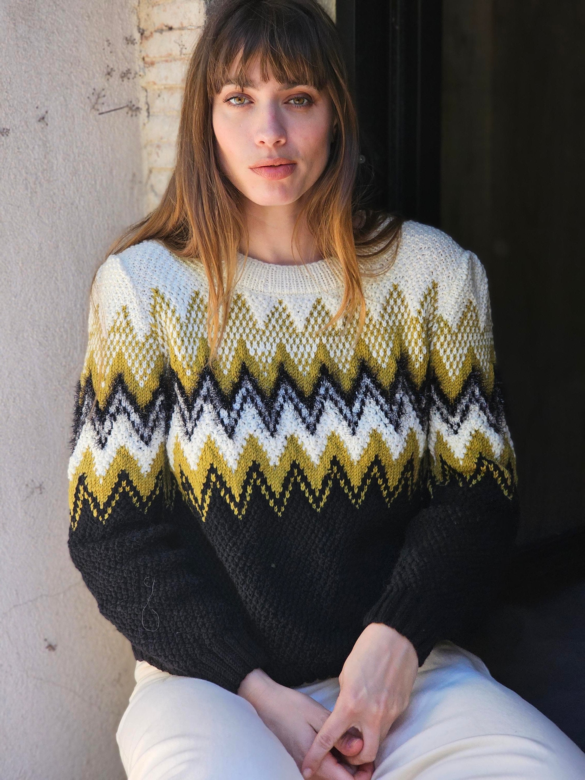 Anny Blatt Simona kit maglia merino oasis