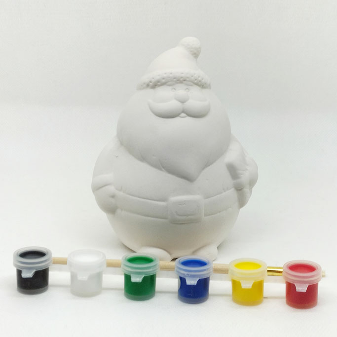 Gomitolorosa Babbo Natale decorazione da dipingere