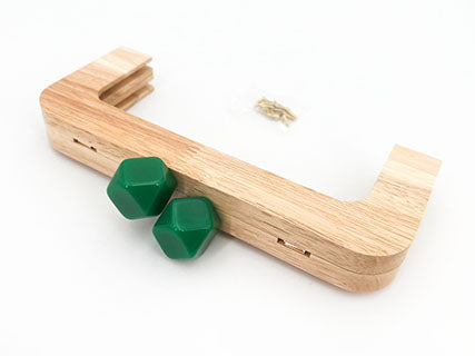 Il Filo di Arianna Prisma clic clac legno resina 20x8 cm