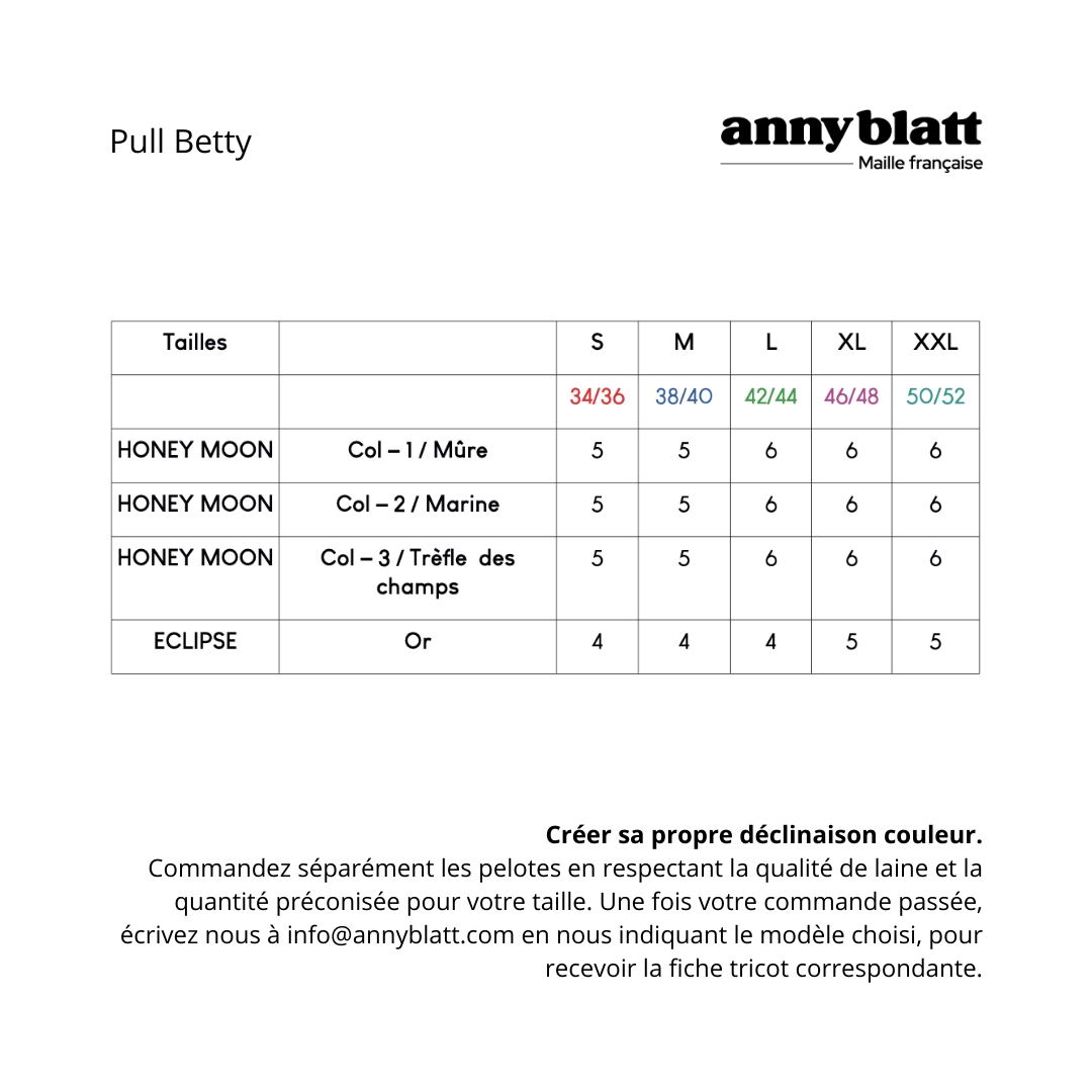 Annyblatt Betty kit maglia pullover mohair violine