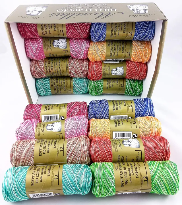 Morillas Zepelines Ne 12/2 cotone perlato 16x75 g multicolore assortiti