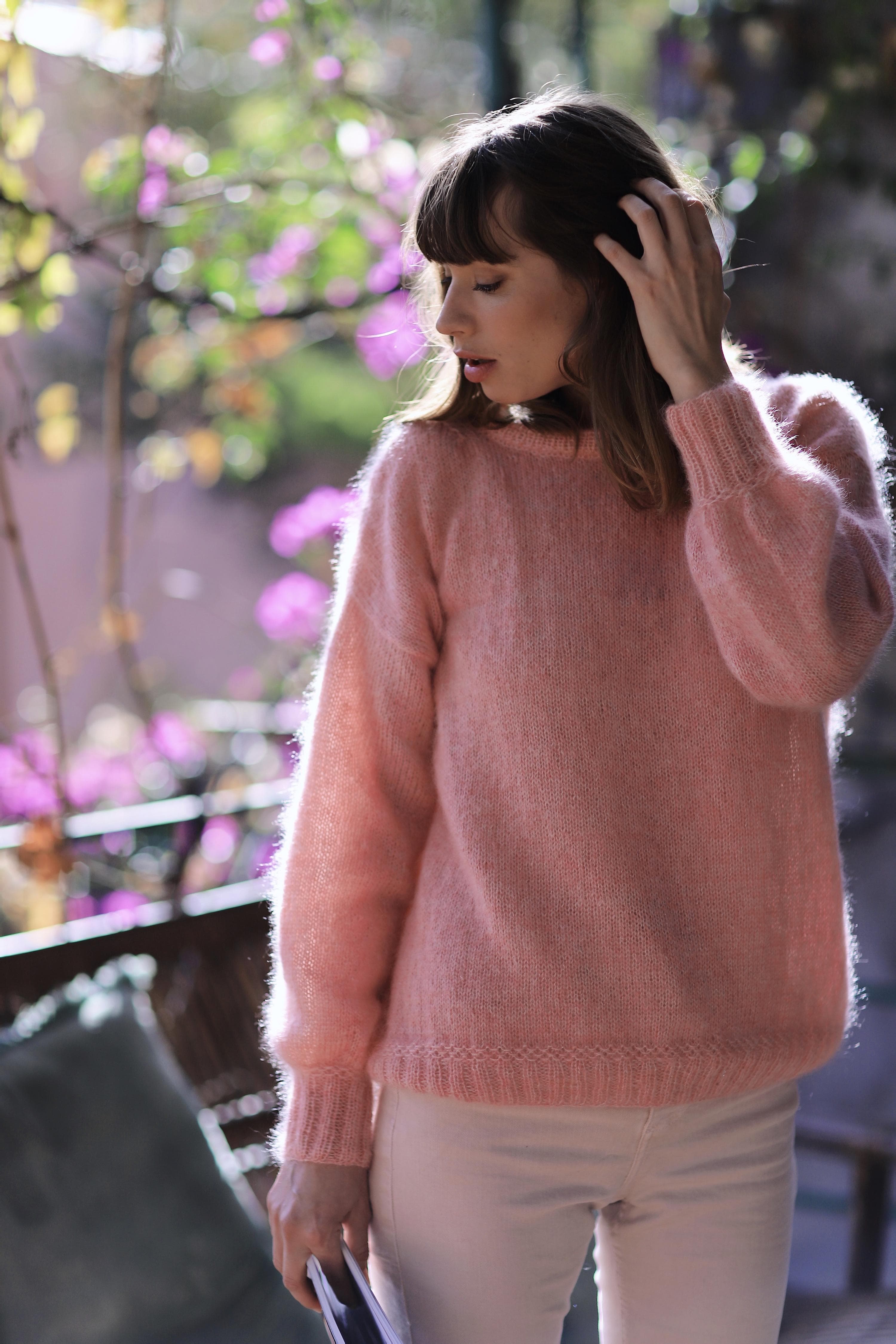 Anny Blatt Agate Rose kit maglia mohair e seta