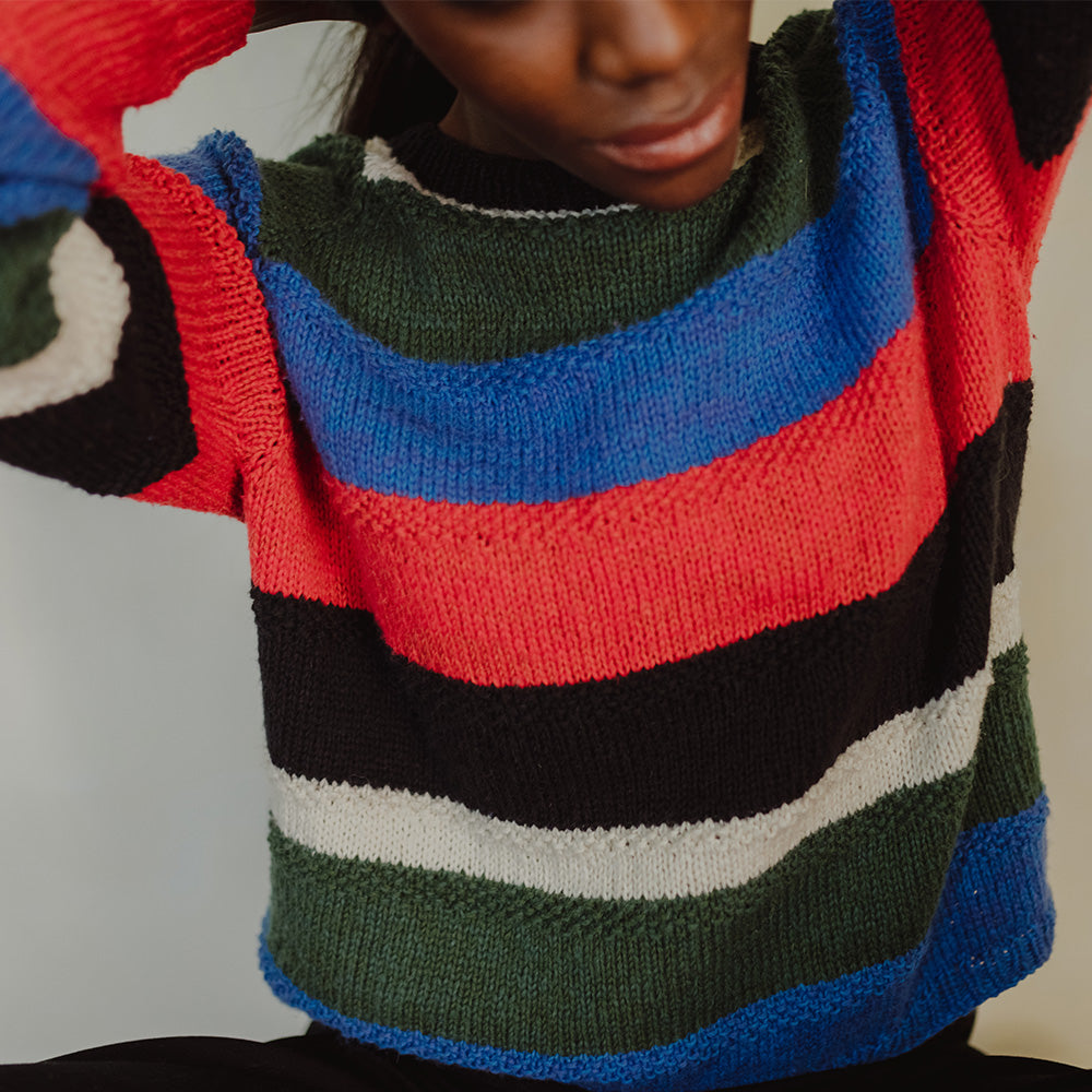 Pascuali Obuna Pullover schema colorblock