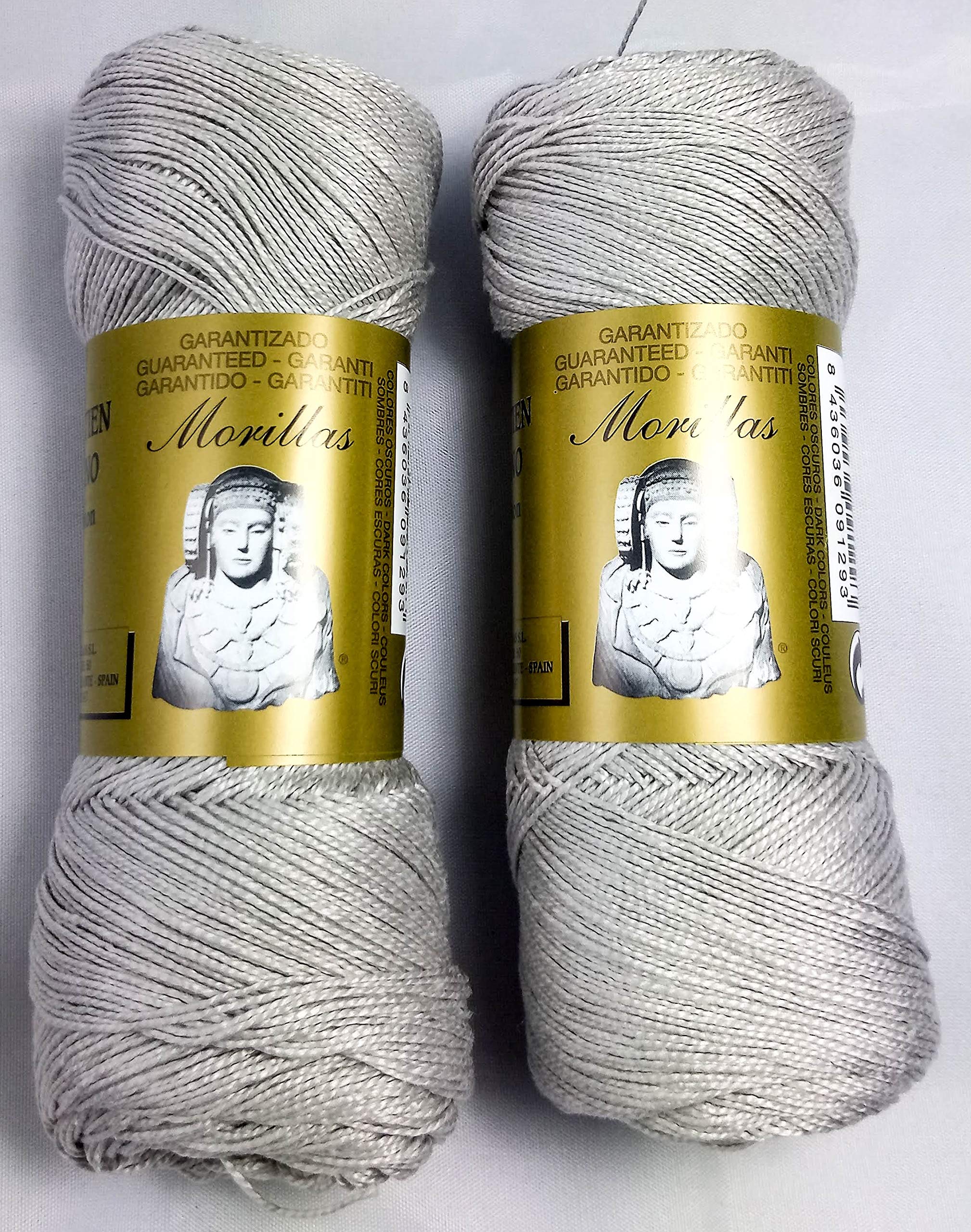 Morillas Zepelines Ne 8/2 filo cotone 2x75 g grigio 38 mercerizzato