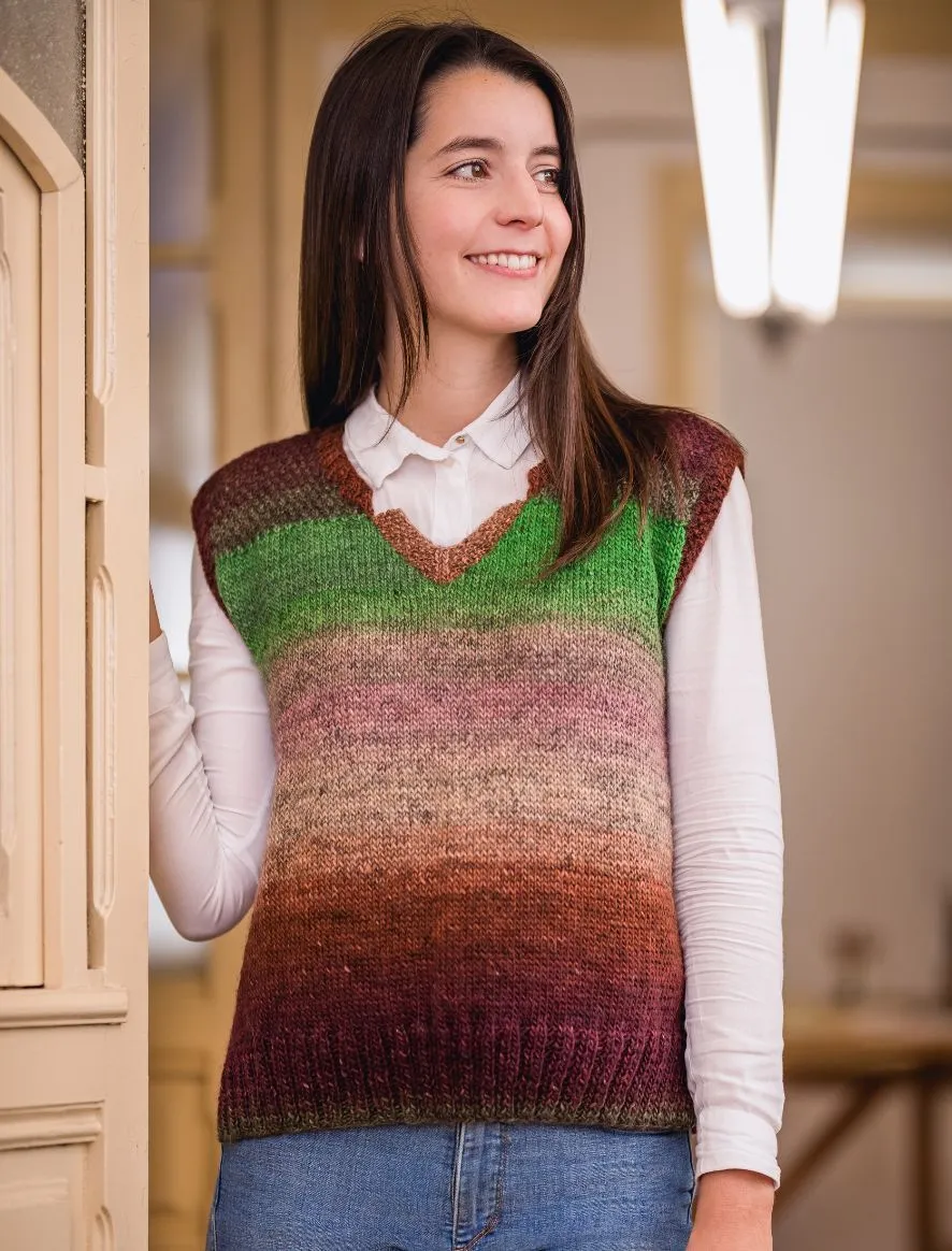 Rosarios4 317 Colete Monsanto schema maglia donna