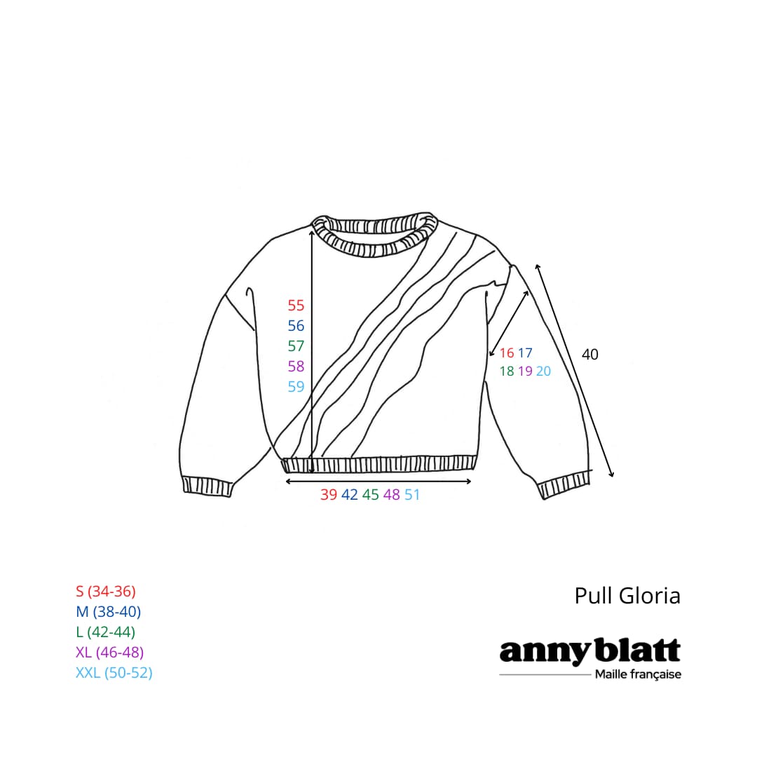Annyblatt Gloria kit maglione angora jacquard beige rosato