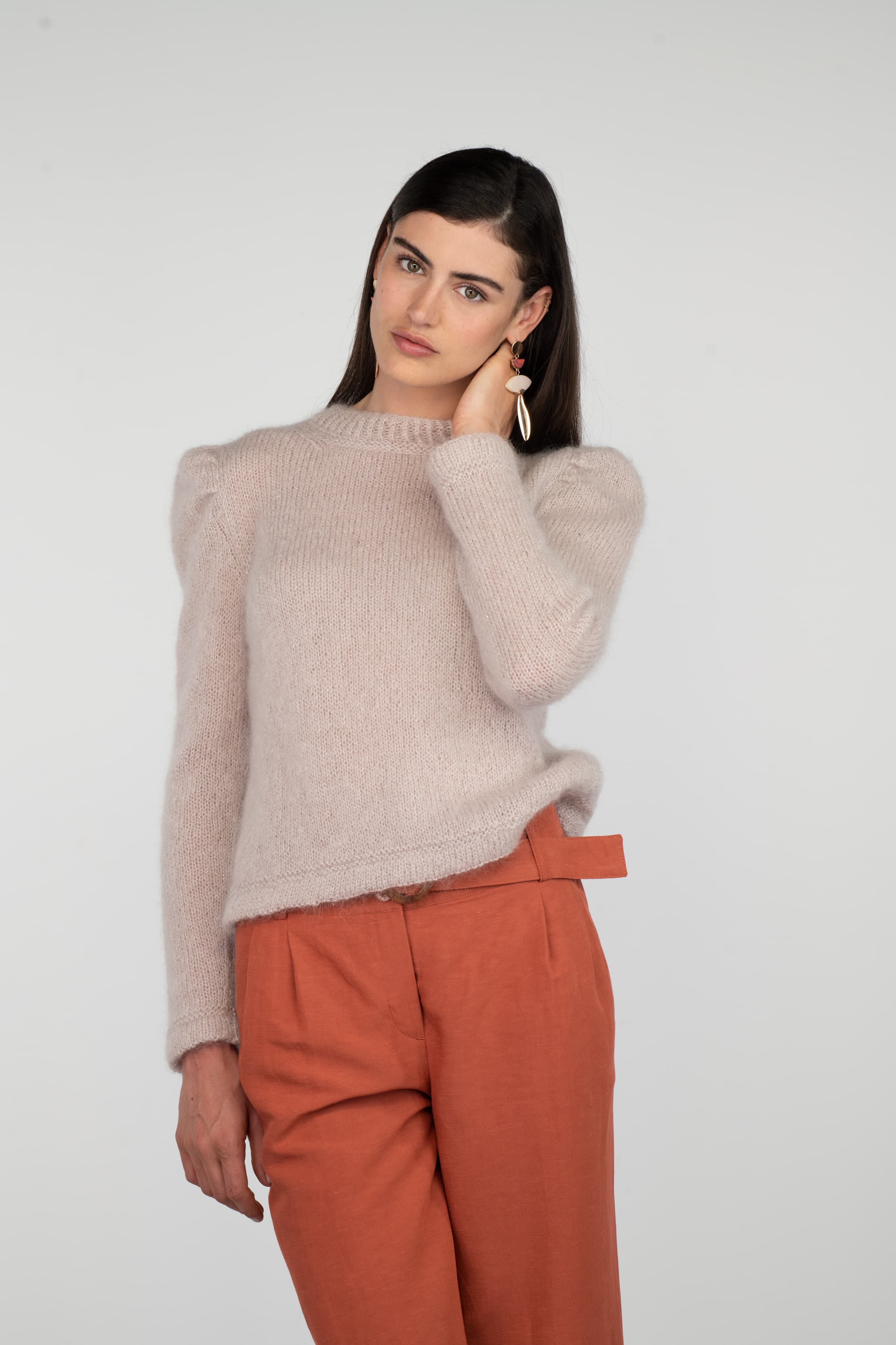 Annyblatt Sirius Sonia kit maglia S dune mohair e seta