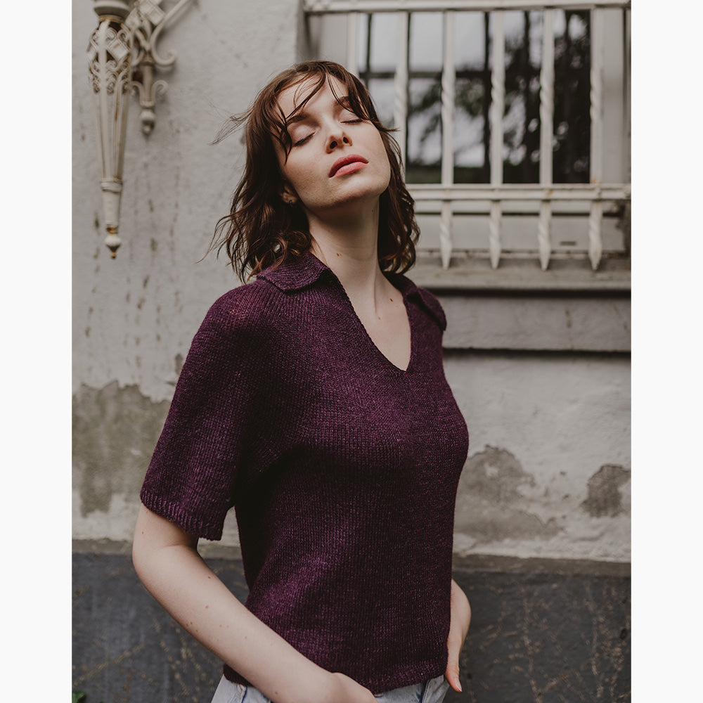 Pascuali Palja schema blouse top down manica corta PDF