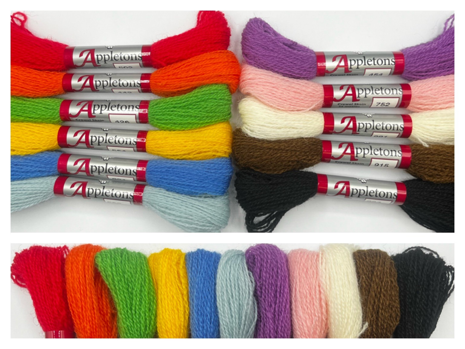 Appleton Pride Crewel set lane assortite