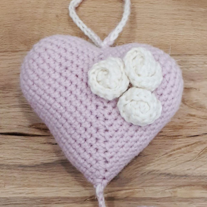 Gomitolorosa Fiocco Nascita bimbo filato rosa azzurro