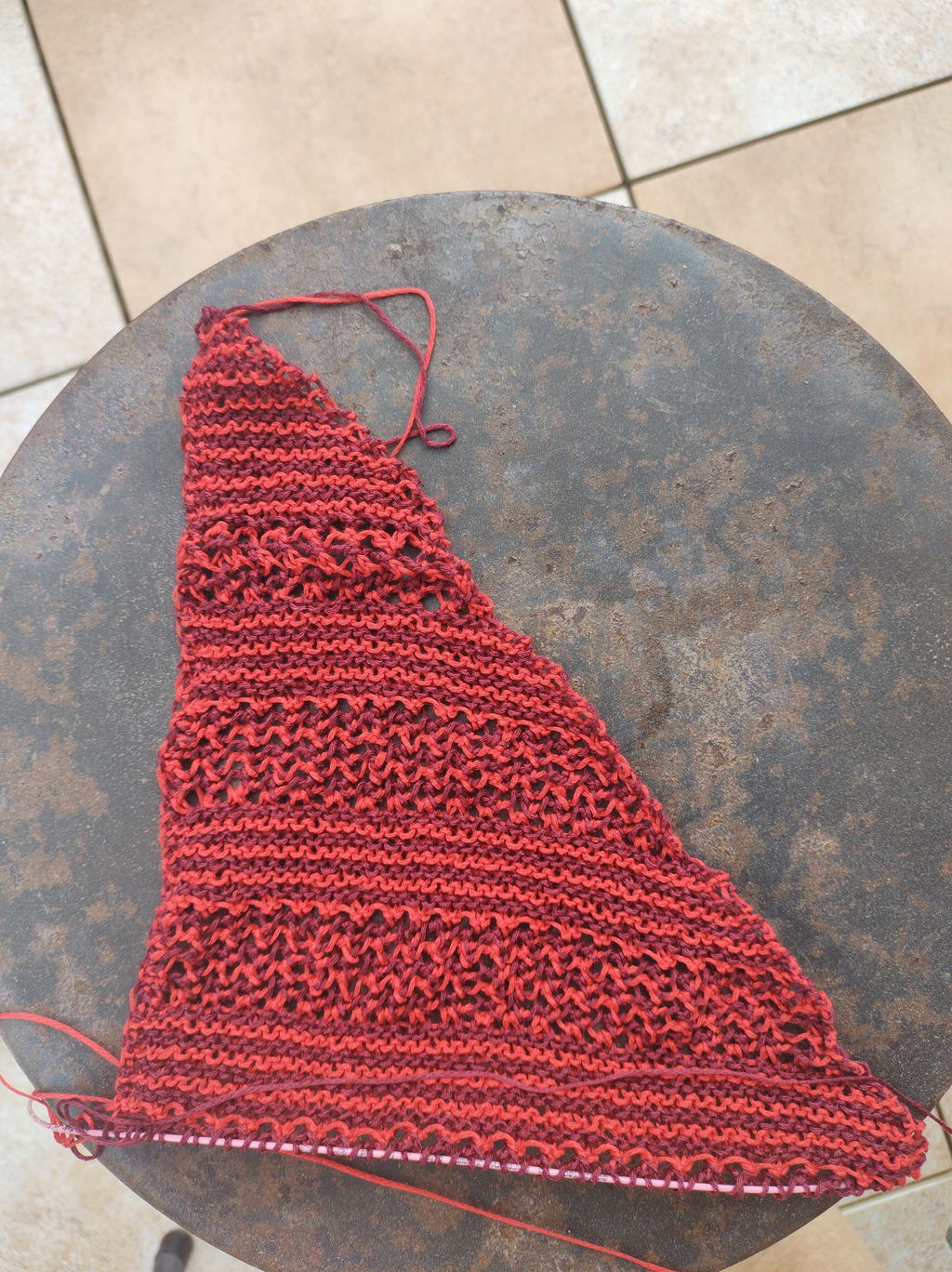 Pascuali Ocean Dive Shawl schema maglia scialle triangolo