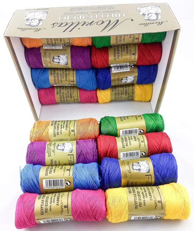 Morillas Zepeline Ne 8/2 filo cotone perlato 16pz scuri
