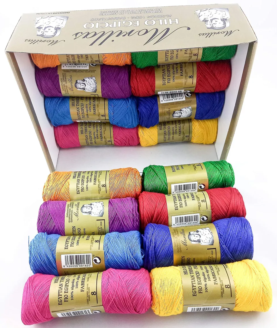 Morillas Zepeline Ne 8/2 filo cotone perlato 16pz scuri