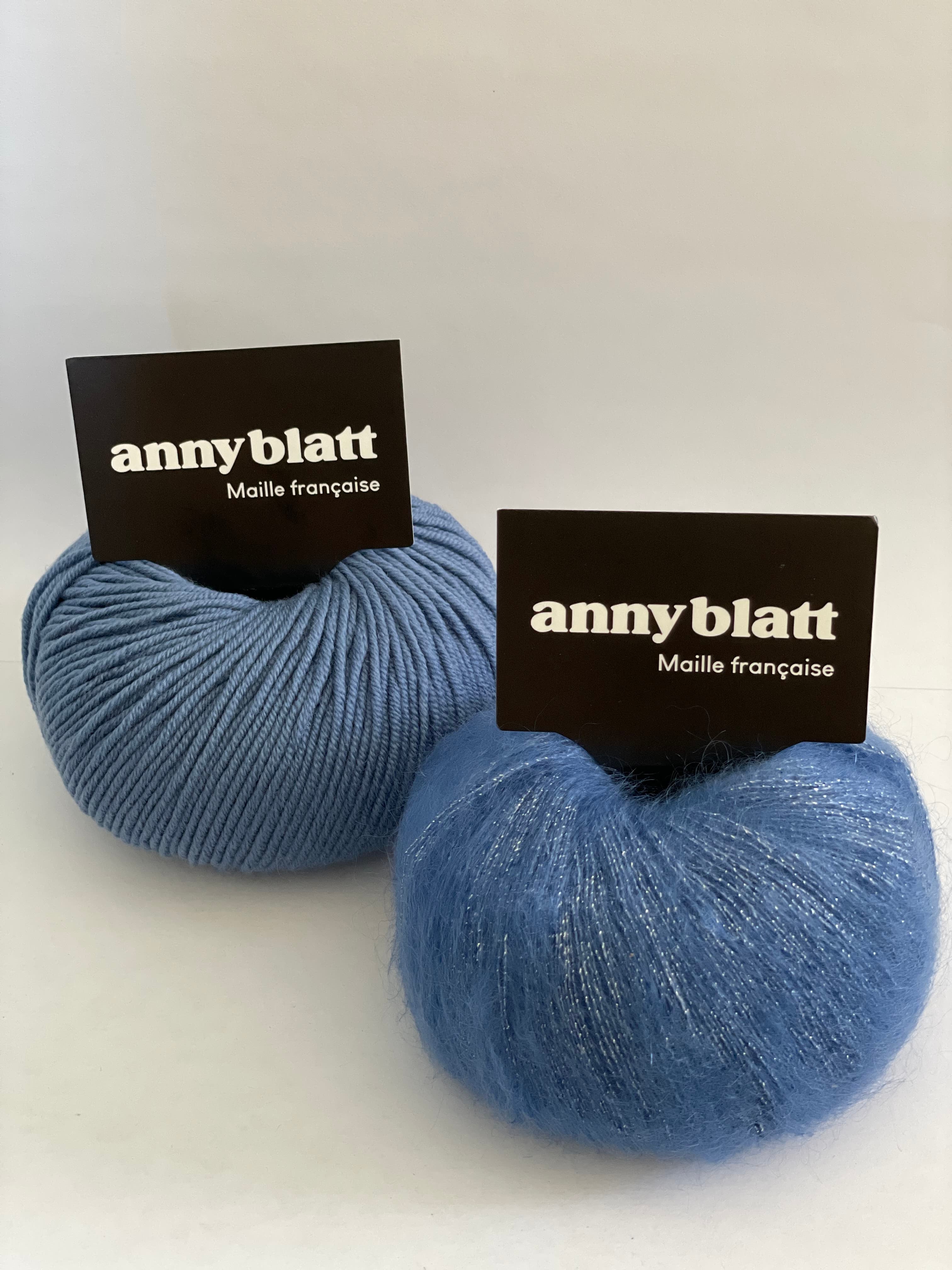 Anny Blatt Cèdre kit poncho bimbo merino Dune taglia 2