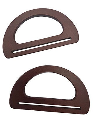 Il Filo di Arianna 954.201.01 manici legno borse marrone 10x17