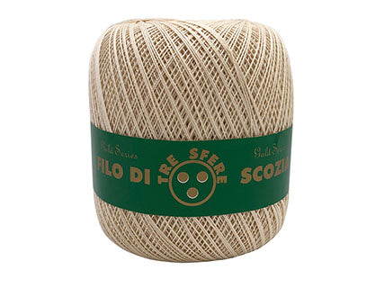 Il Filo di Arianna Filo di Scozia 12 cotone uncinetto bianco 100 g