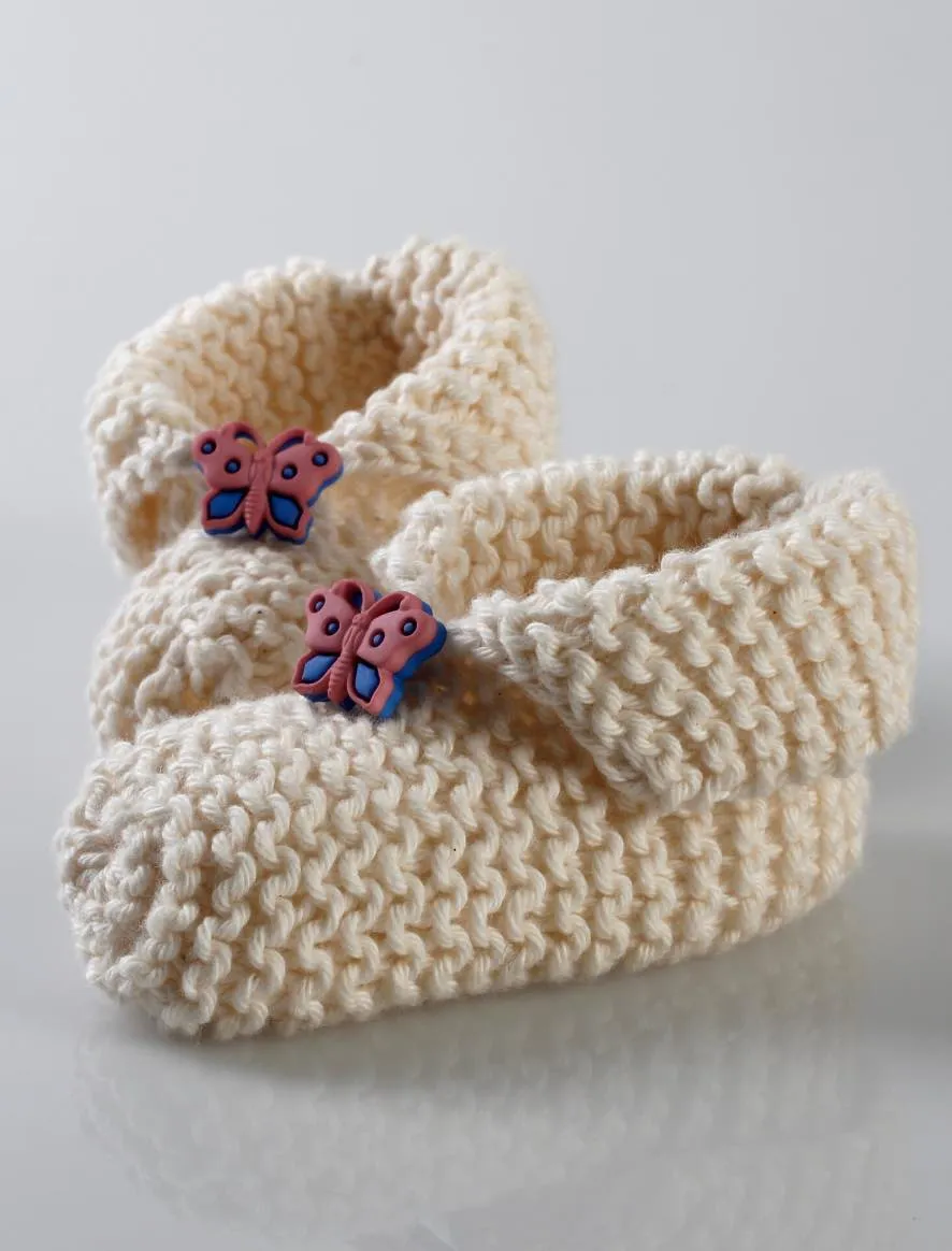 Rosarios4 39 Botinhas de Bebe modello maglia scarpine neonato