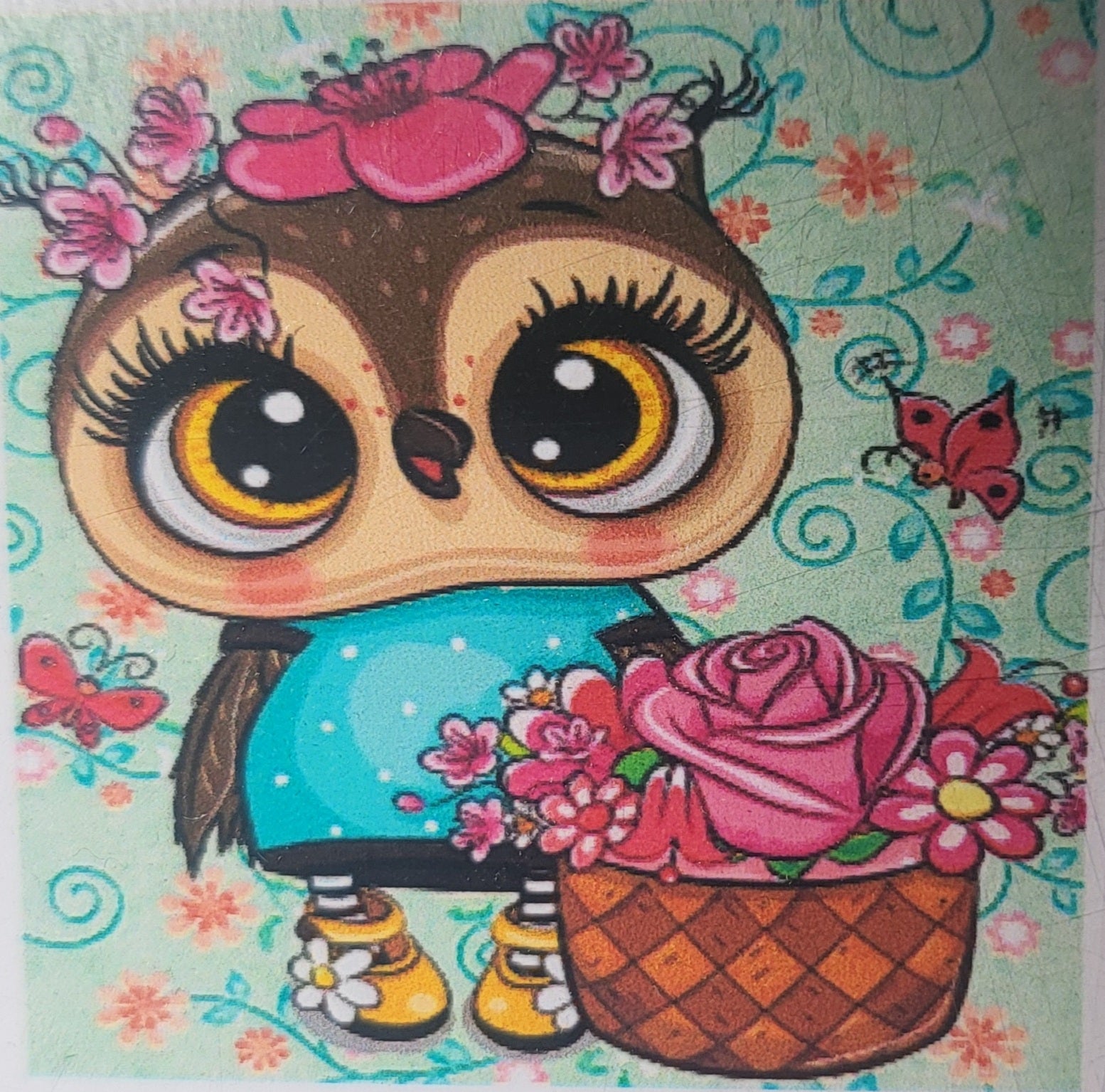 Il Filo di Arianna Tela 20x20 Diamond Painting disegno centrale