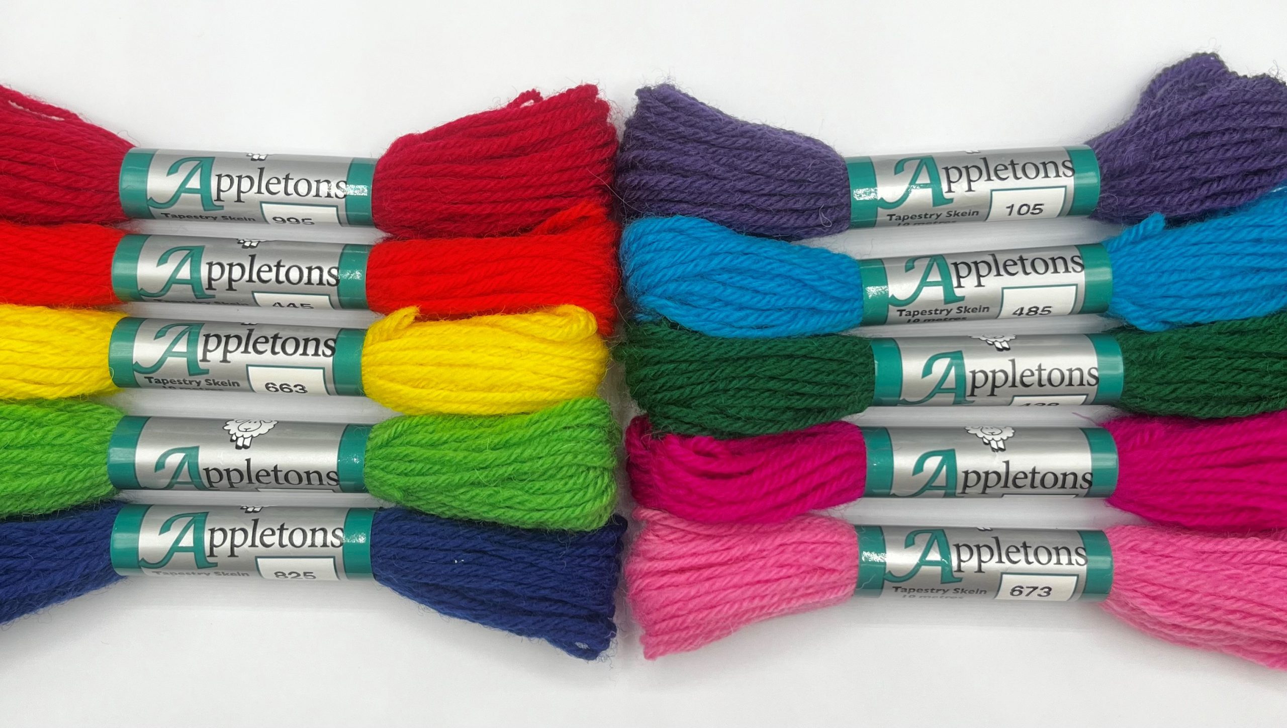 Appleton Rainbow Tapestry 4 Ply set fili arcobaleno