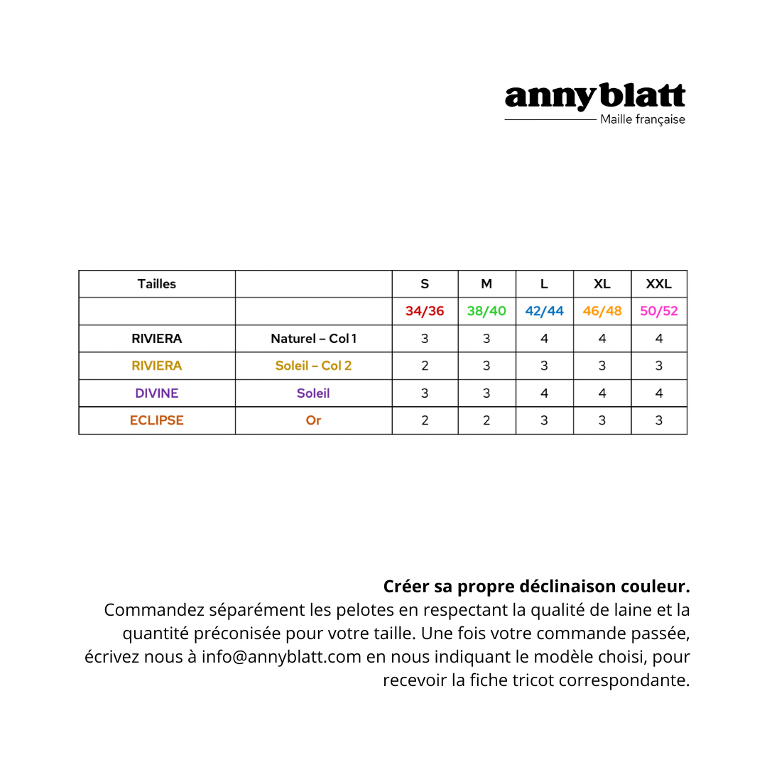 Annyblatt Beverly top kit maglia taglia S sole cotone