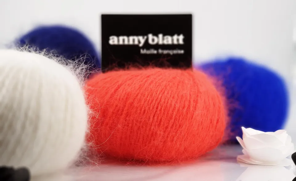 Annyblatt Douceur gomitolo angora naturale 50% merinos