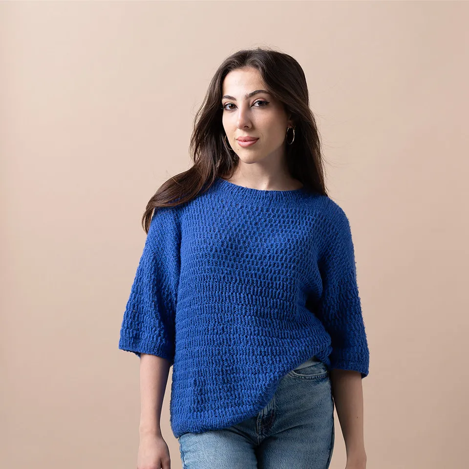 Pascuali Samia Shirt schema maglia cotone bio oversize