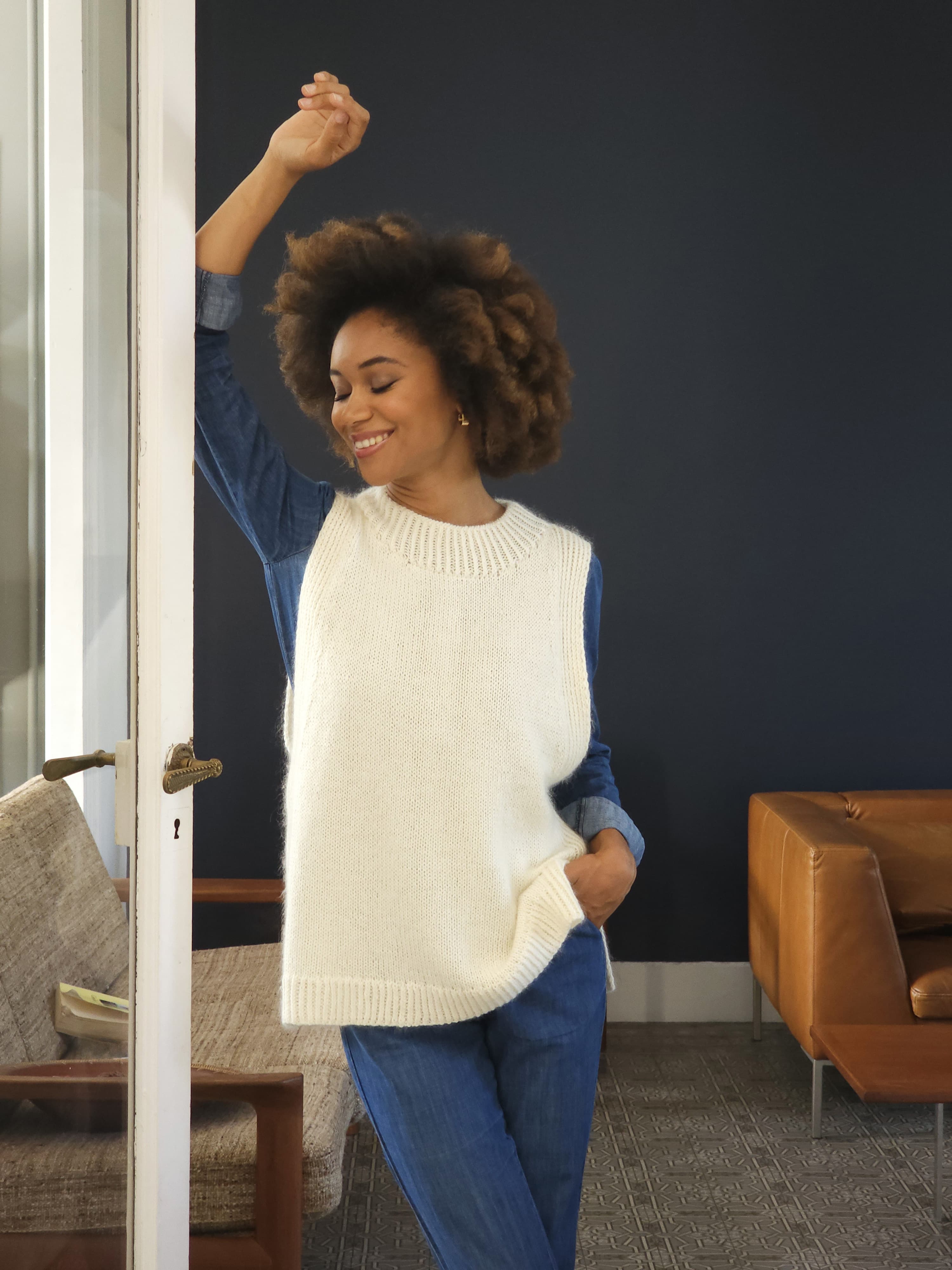 Annyblatt Circe kit maglia gilet merino mohair