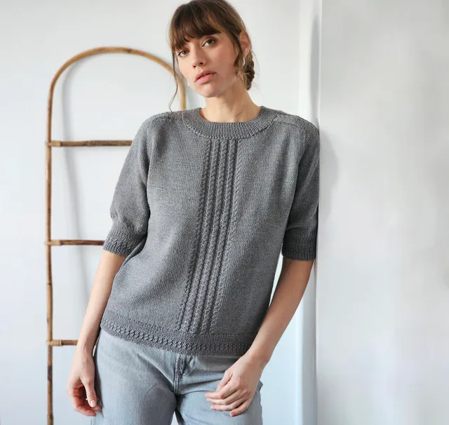 Annyblatt Talia kit maglia merino Mineral taglia S