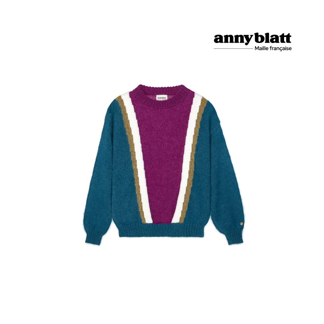 Anny Blatt Serena maglione mohair trifoglio taglia XS