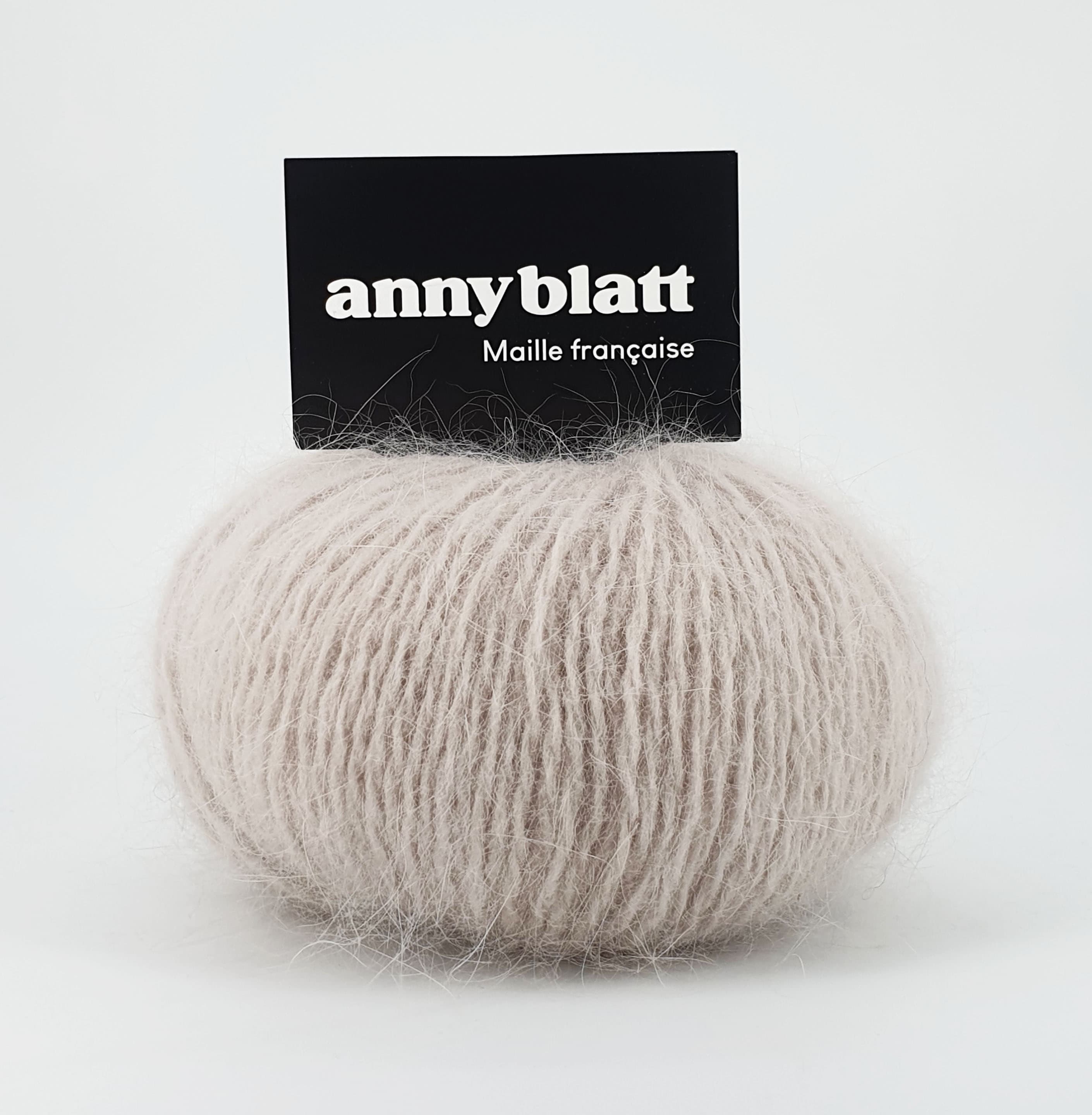 Annyblatt Tignes scialle kit maglia angora Madone