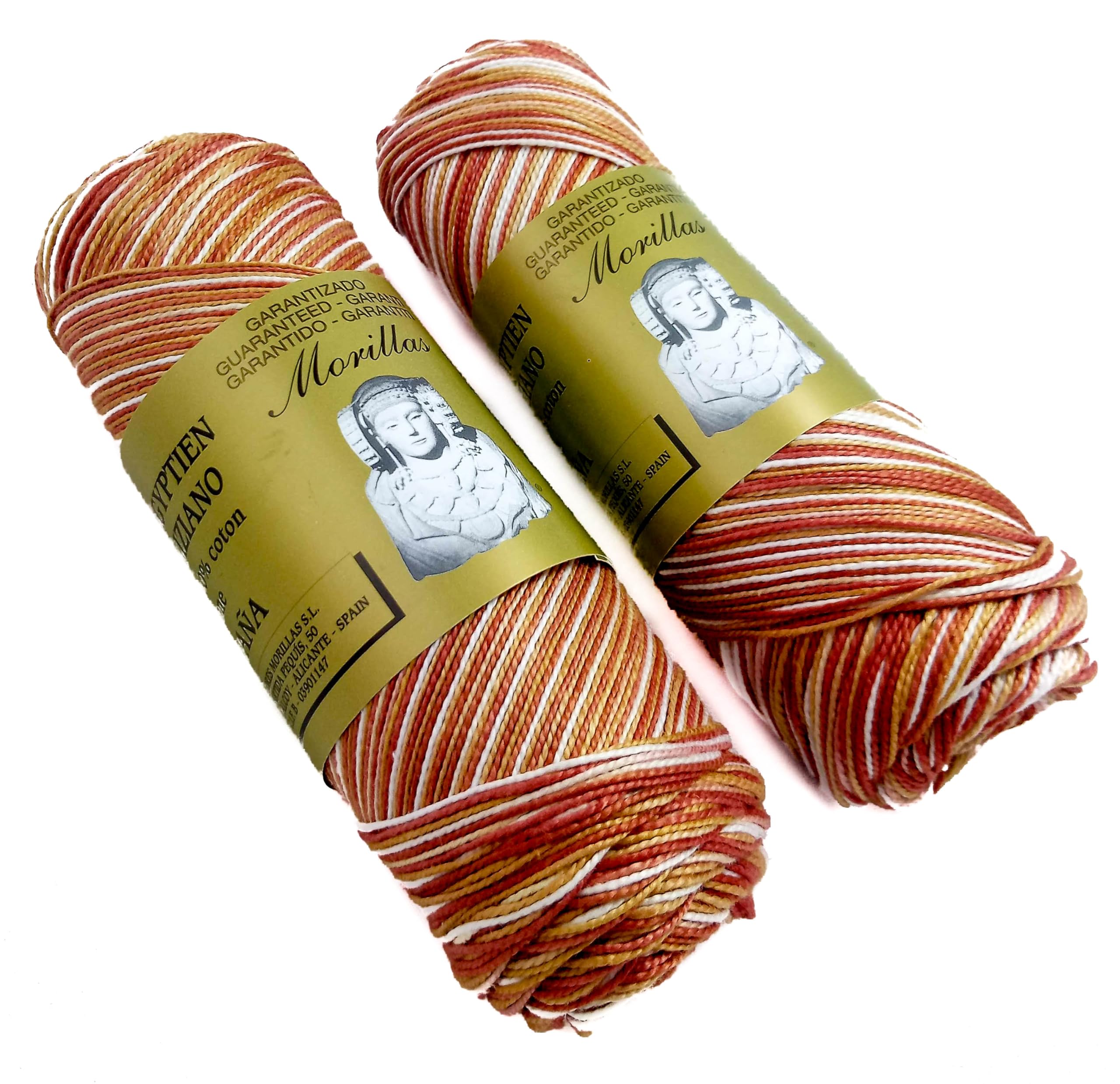 Morillas Zepelines Ne 5/2 cotone perlé arancione 19 2x75 g