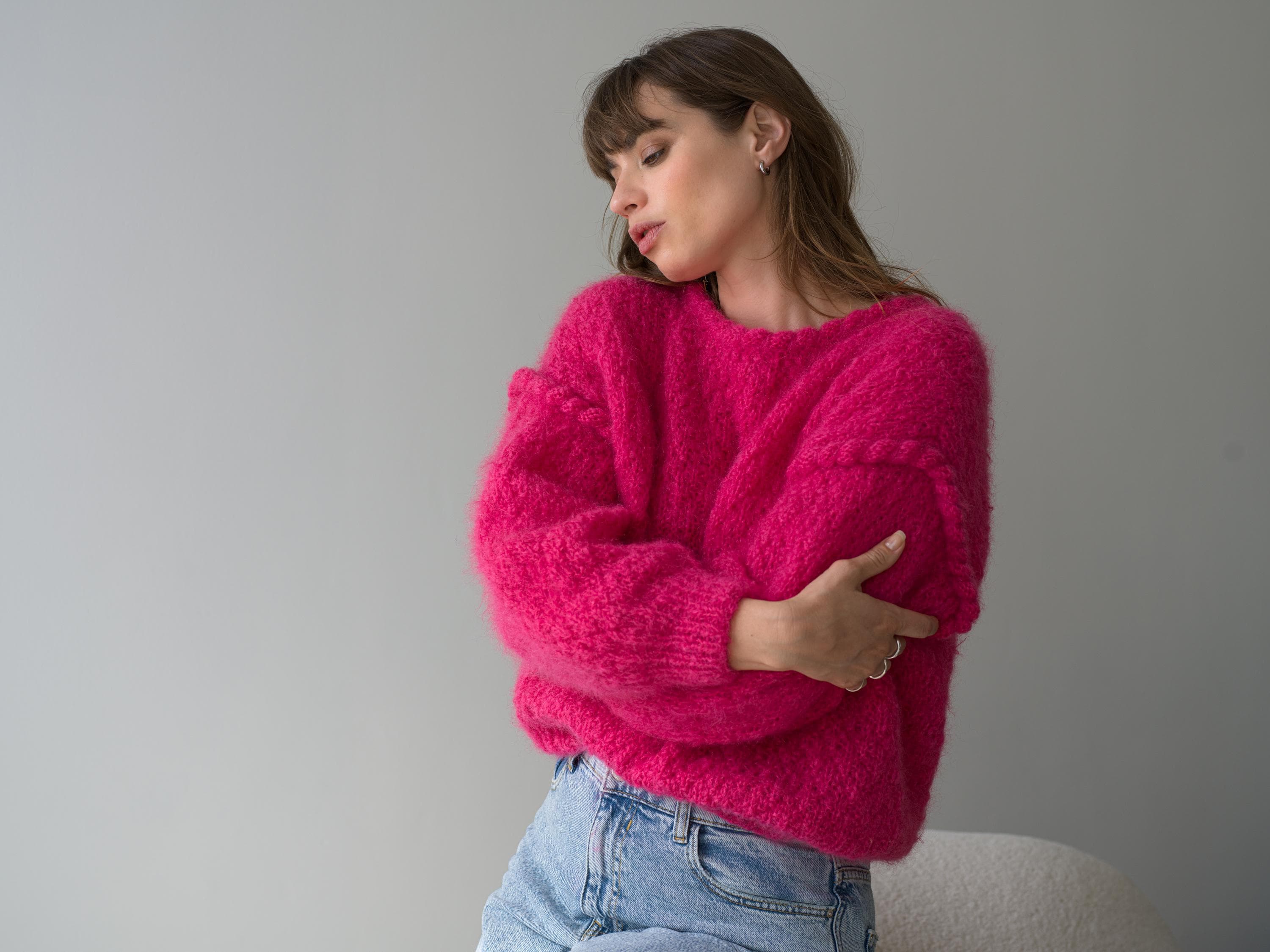 Annyblatt Ornella kit maglia pullover mohair