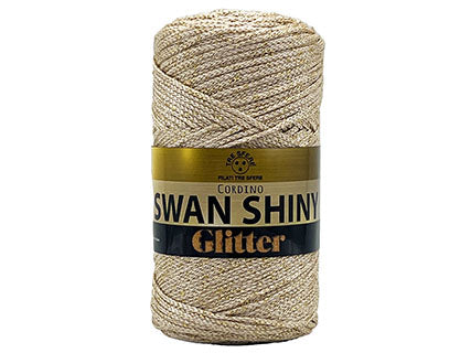 Il Filo di Arianna Swan Shiny Glitter cordino bianco 6401 250g