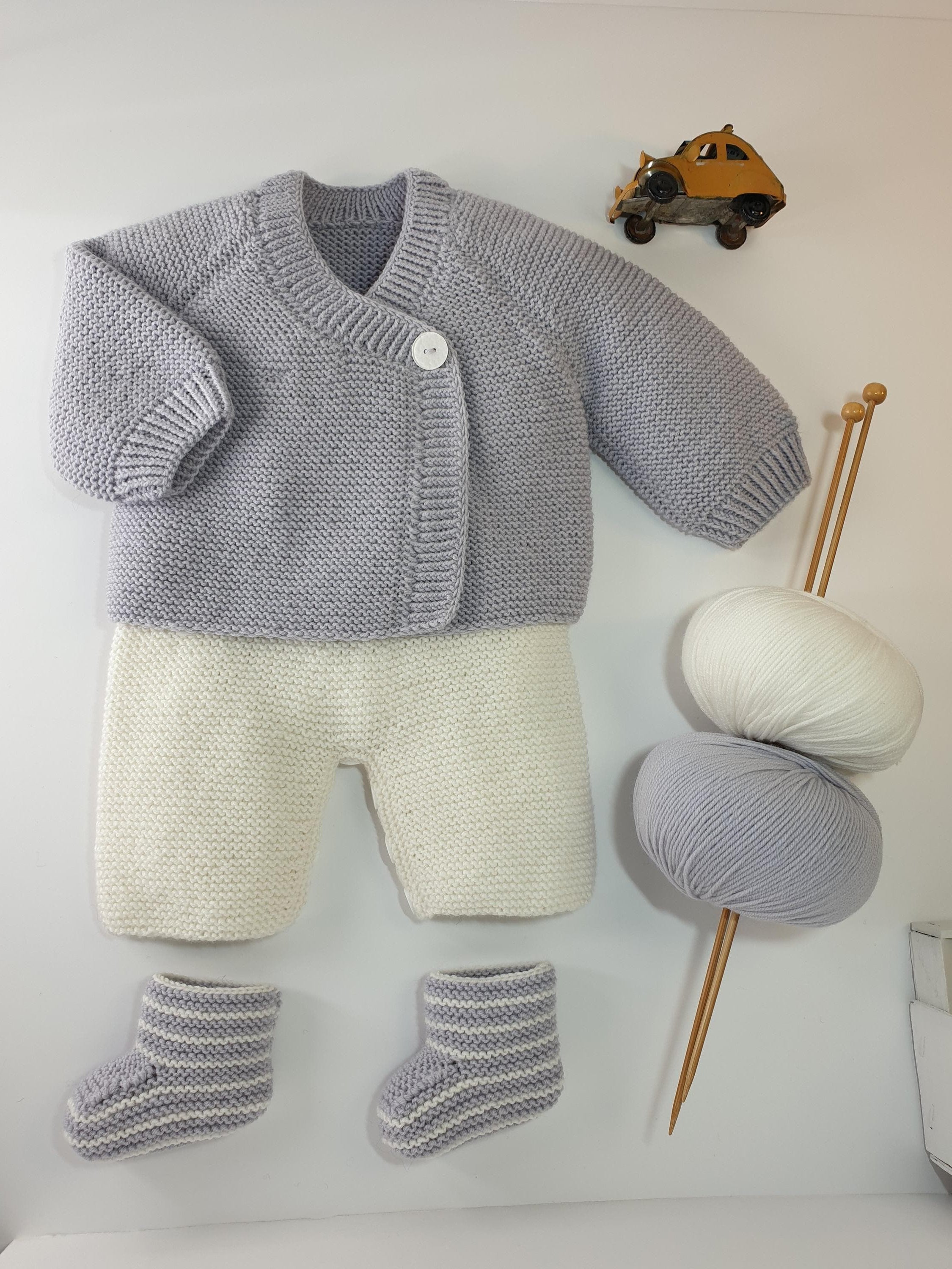 Anny Blatt Baby Myrte kit golfino merino mimosa taglia 1