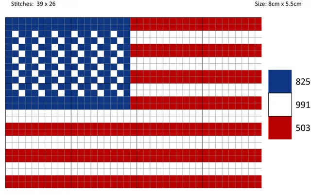 Appleton USA Flag kit arazzo bandiera americana